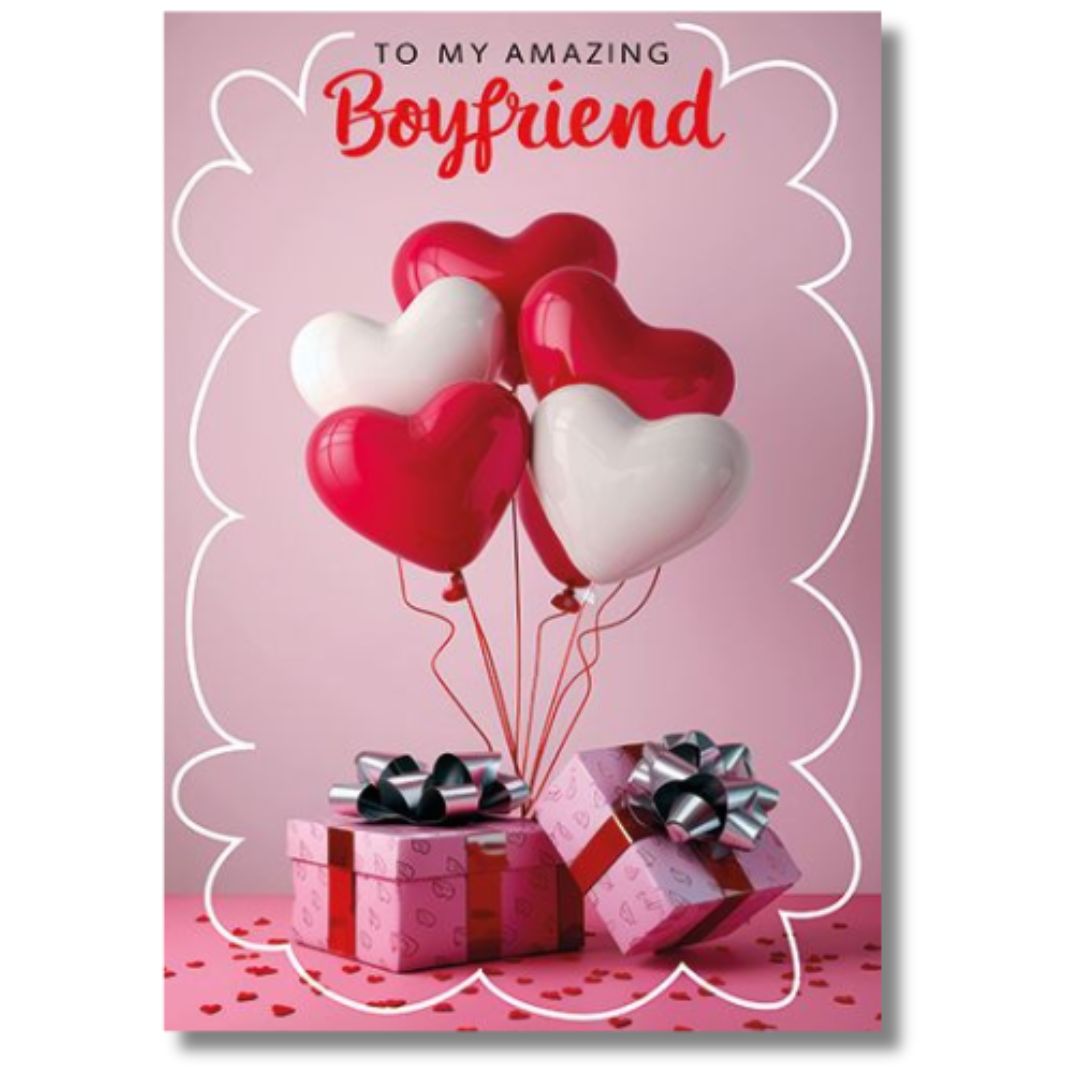 To My Amazing Boyfriend - Greeting Card - 1