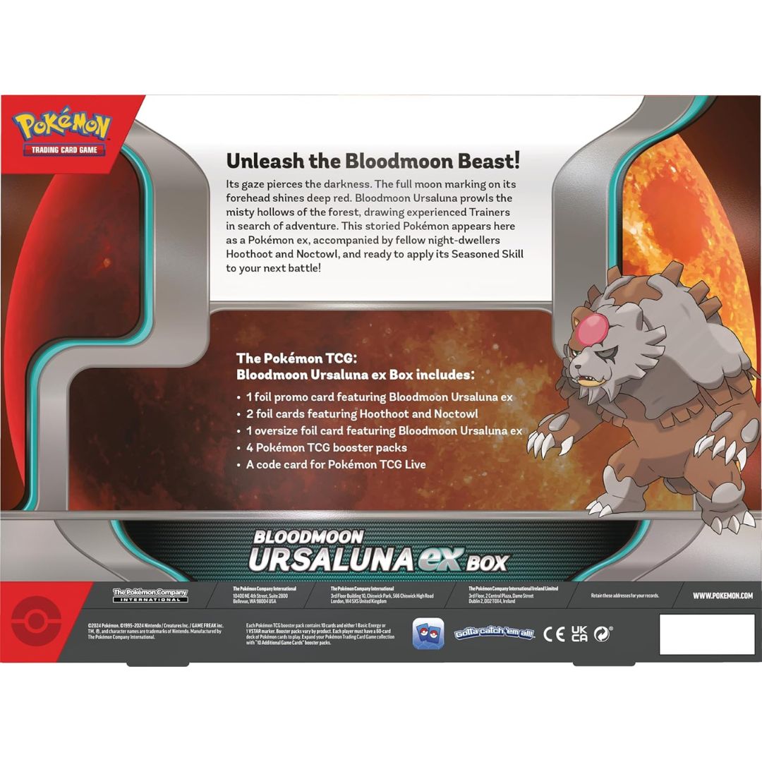 Pokemon Bloodmoon Ursaluna Ex Box