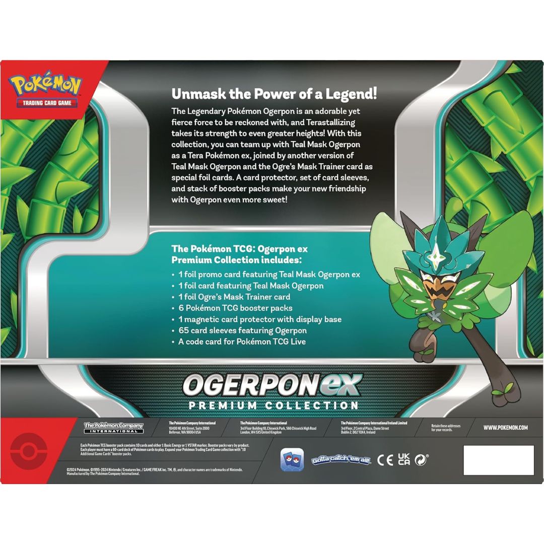 Pokemon Ogerpon Ex Premium Collection