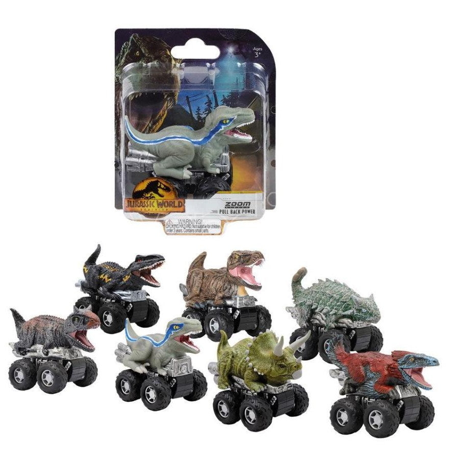 Jurassic World Zoom Riders x 1pc Assortment