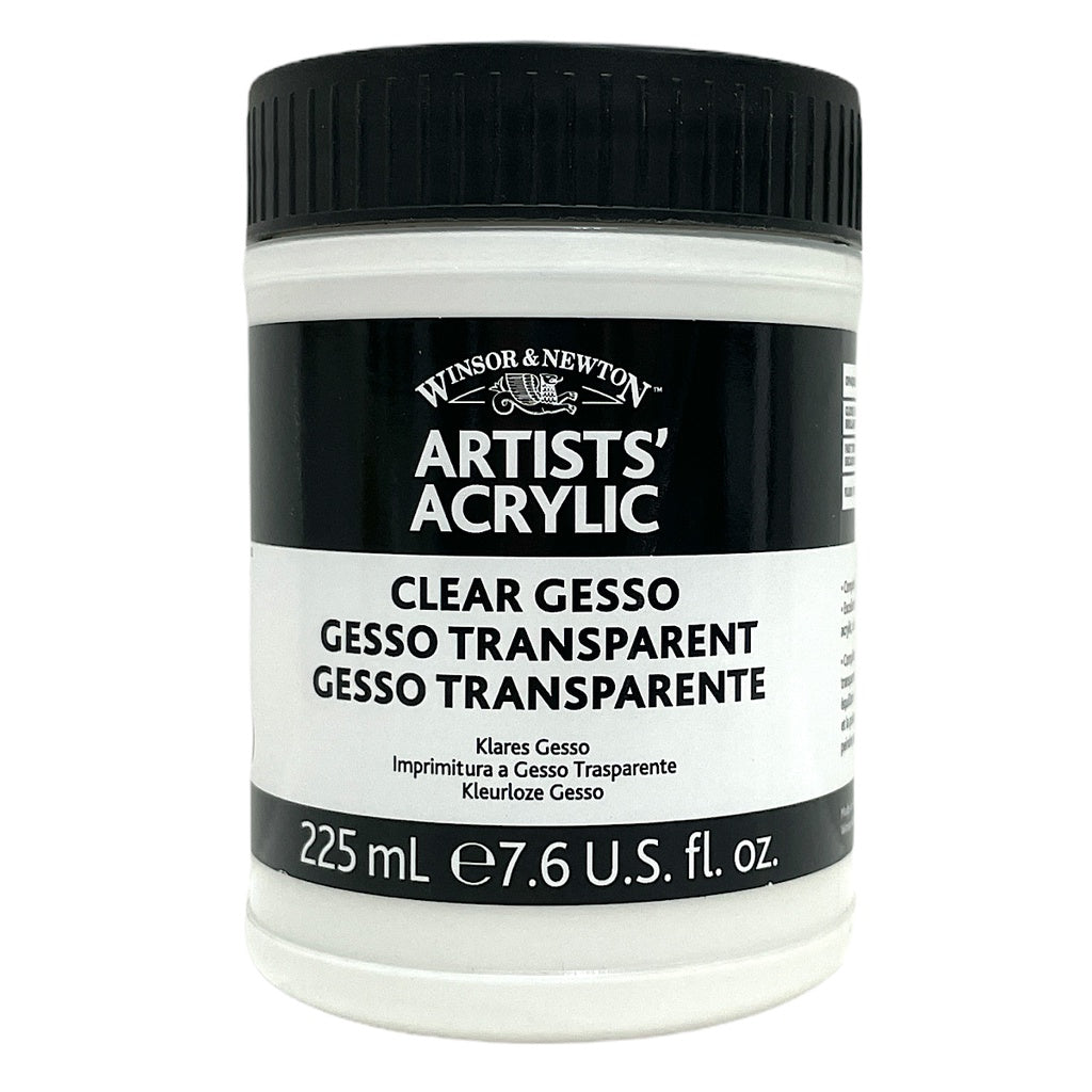 Winsor & Newton Artists Acrylic Clear Gesso Primer 225ml