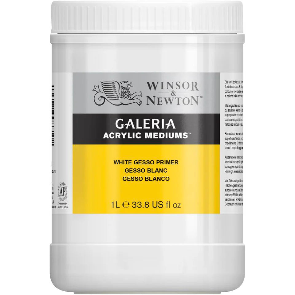 Winsor & Newton Galeria White Gesso Primer 1L