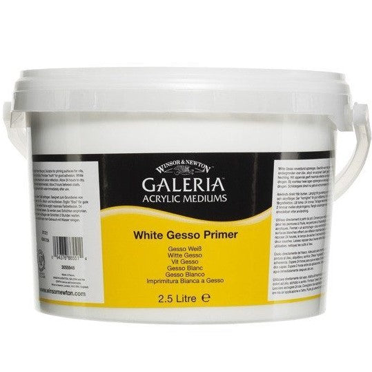 Winsor & Newton Galeria Acrylic Mediums White Gesso Primer 2.5L