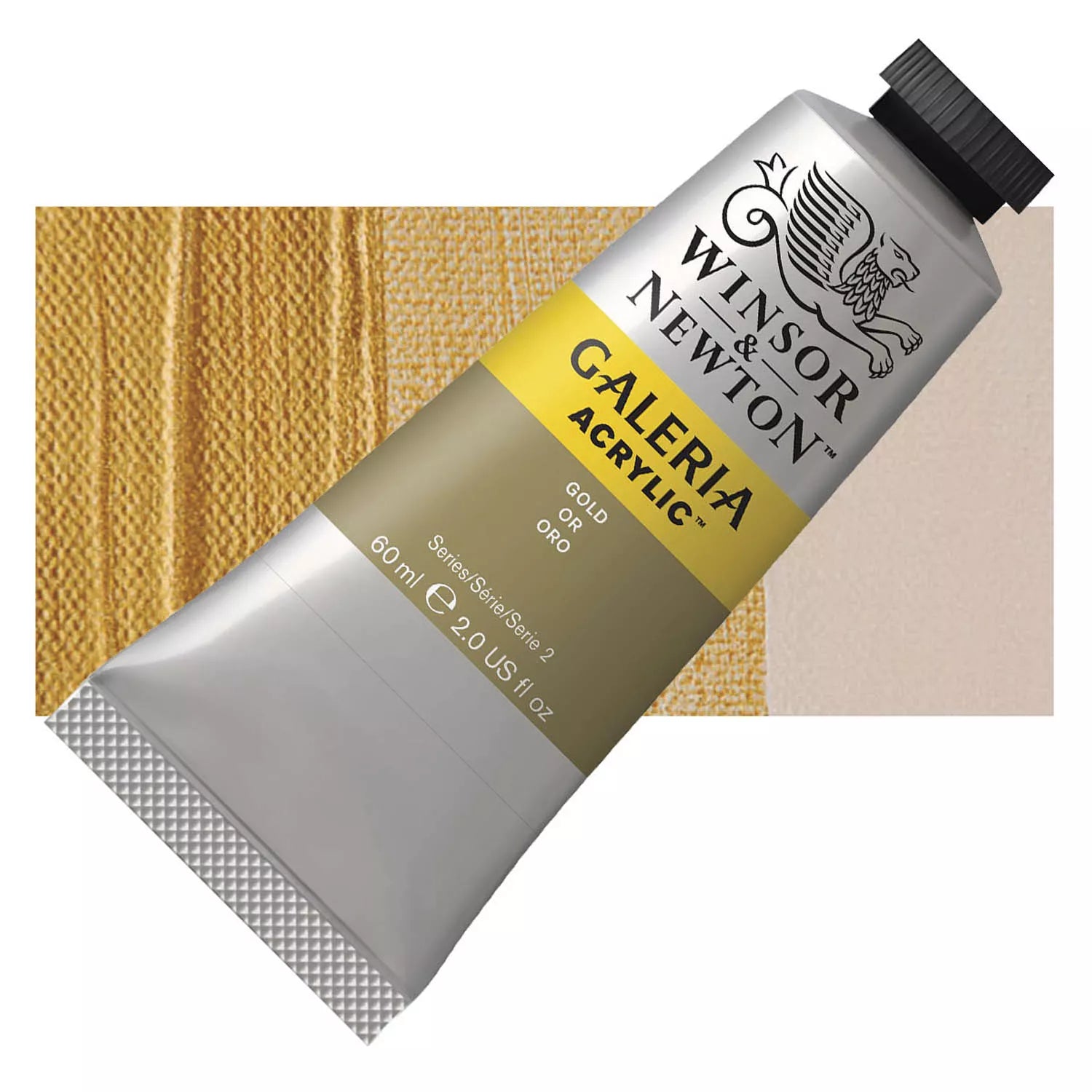 W & N Galeria Acrylic Paint 60ml - Various Colours - Gold