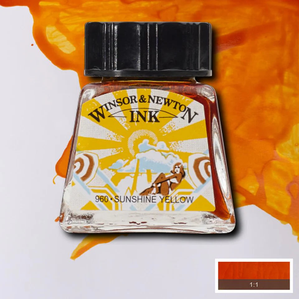Winsor & Newton Drawing Ink 14ml - Various Colours