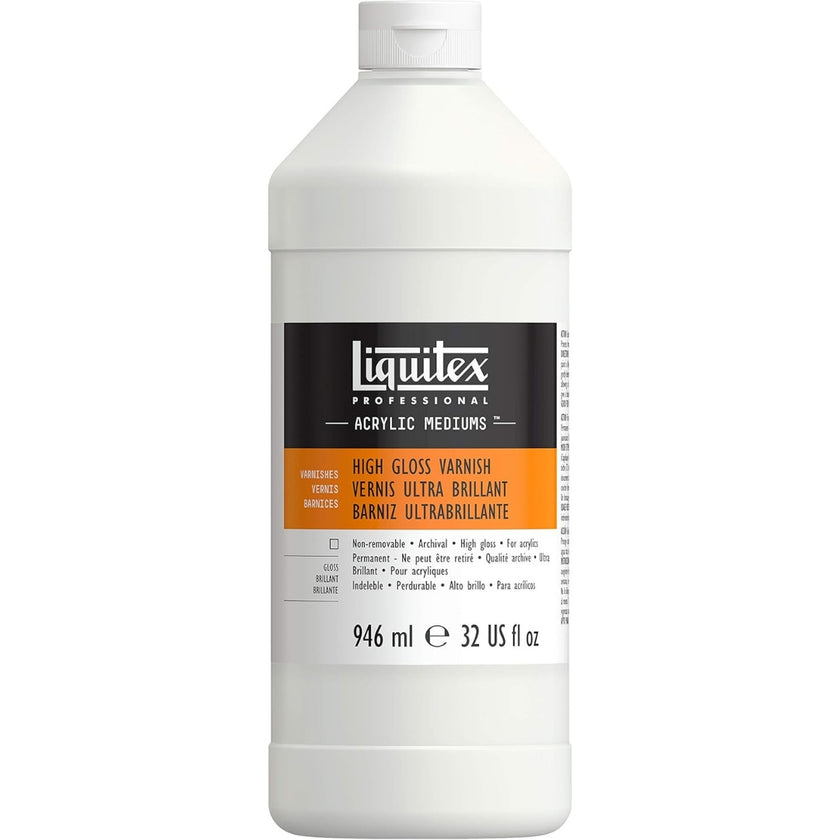 Liquitex Professional - Acrylic Mediums - High Gloss Varnish - 946ml