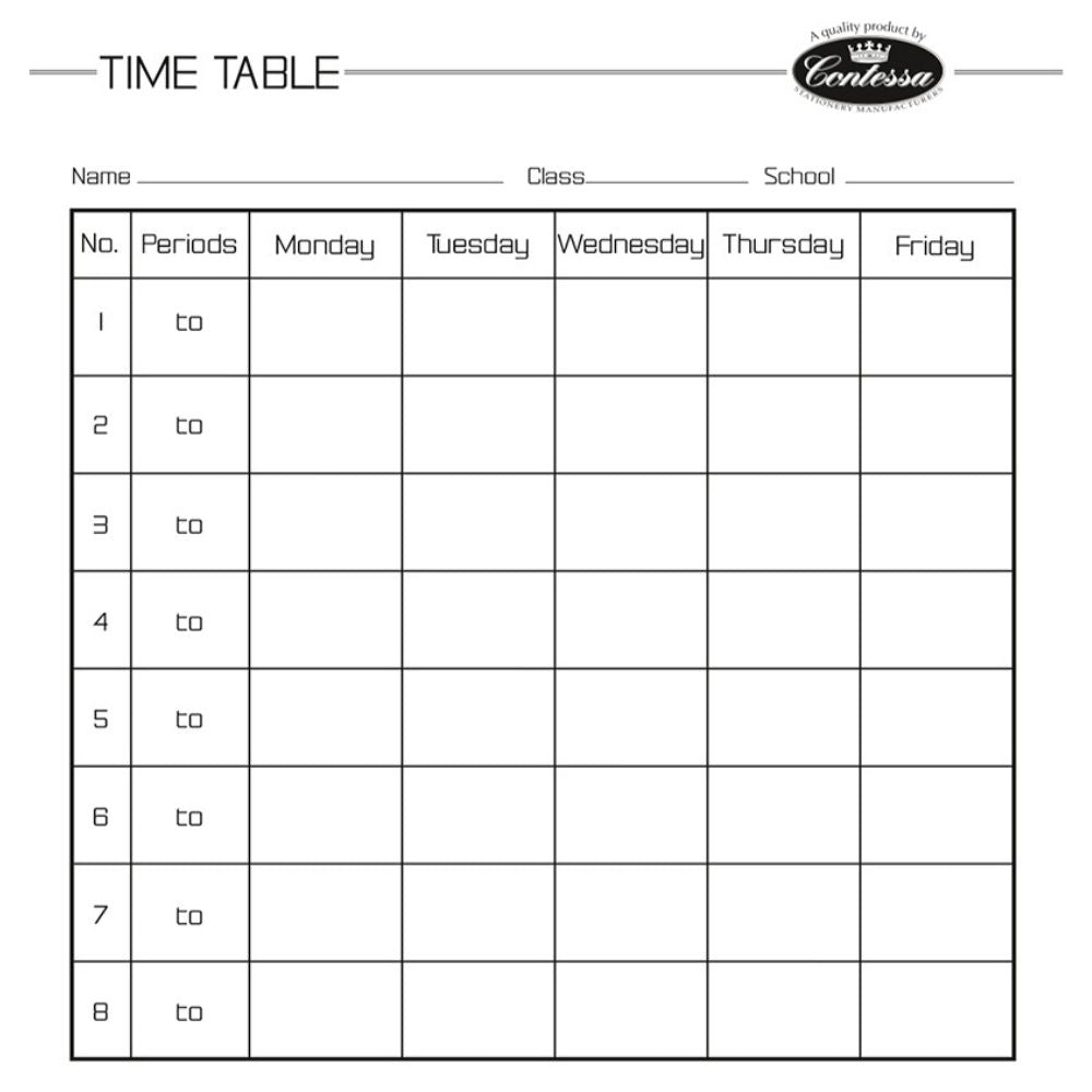 Time Table