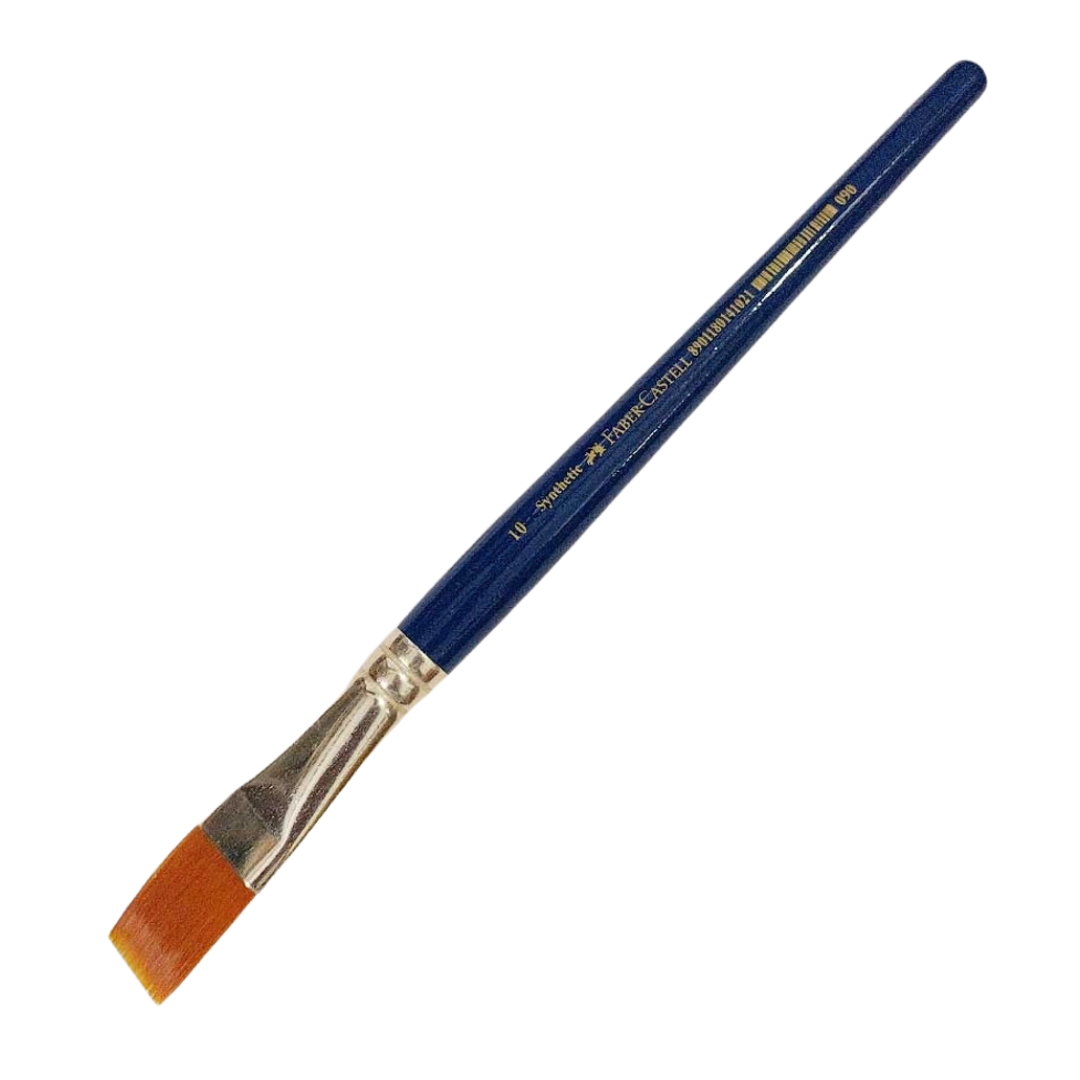 Faber Castell Synthetic (Teklon) Flat Brush - Various Sizes