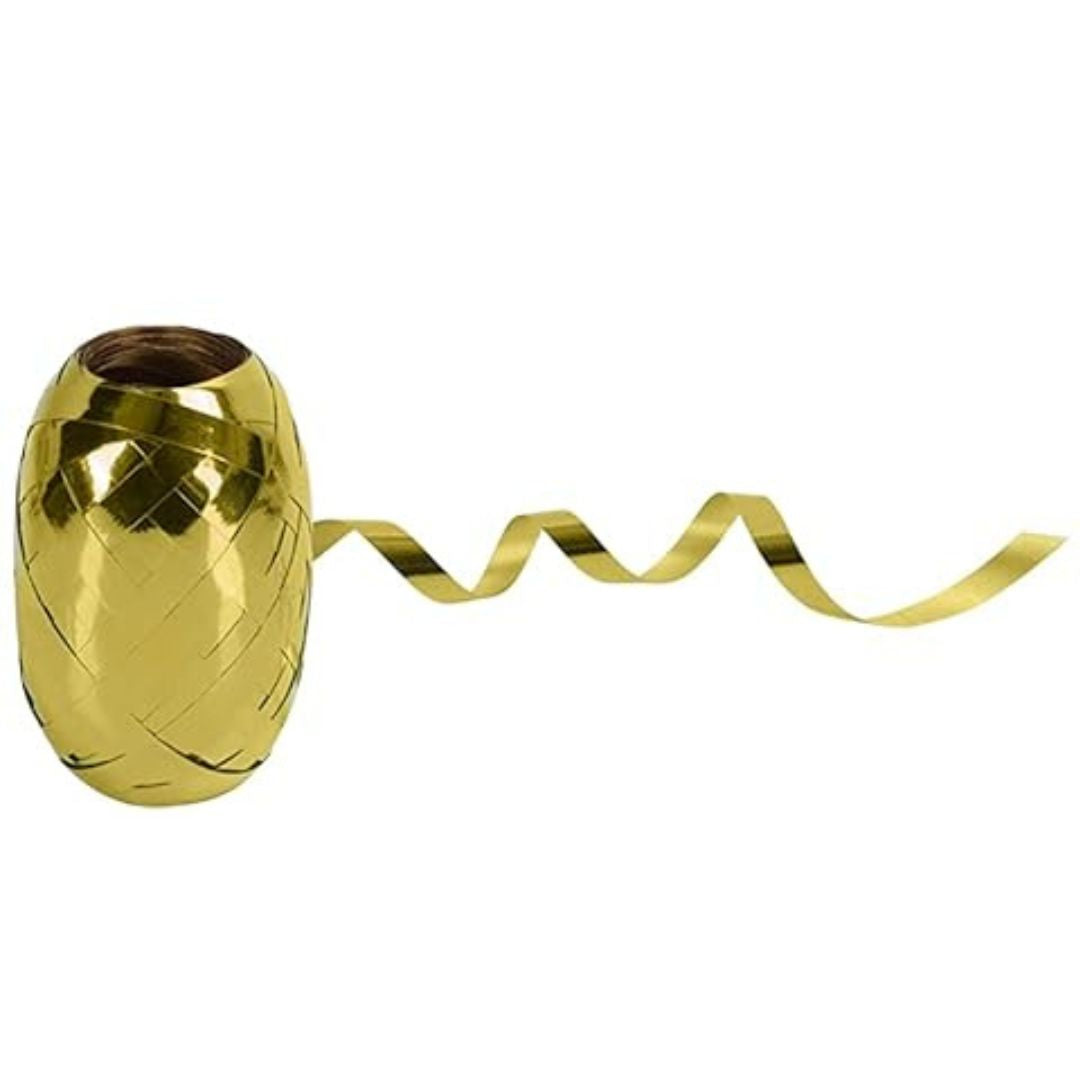 Ribbon Roll For Balloons And Gift Decoration 20m Gold