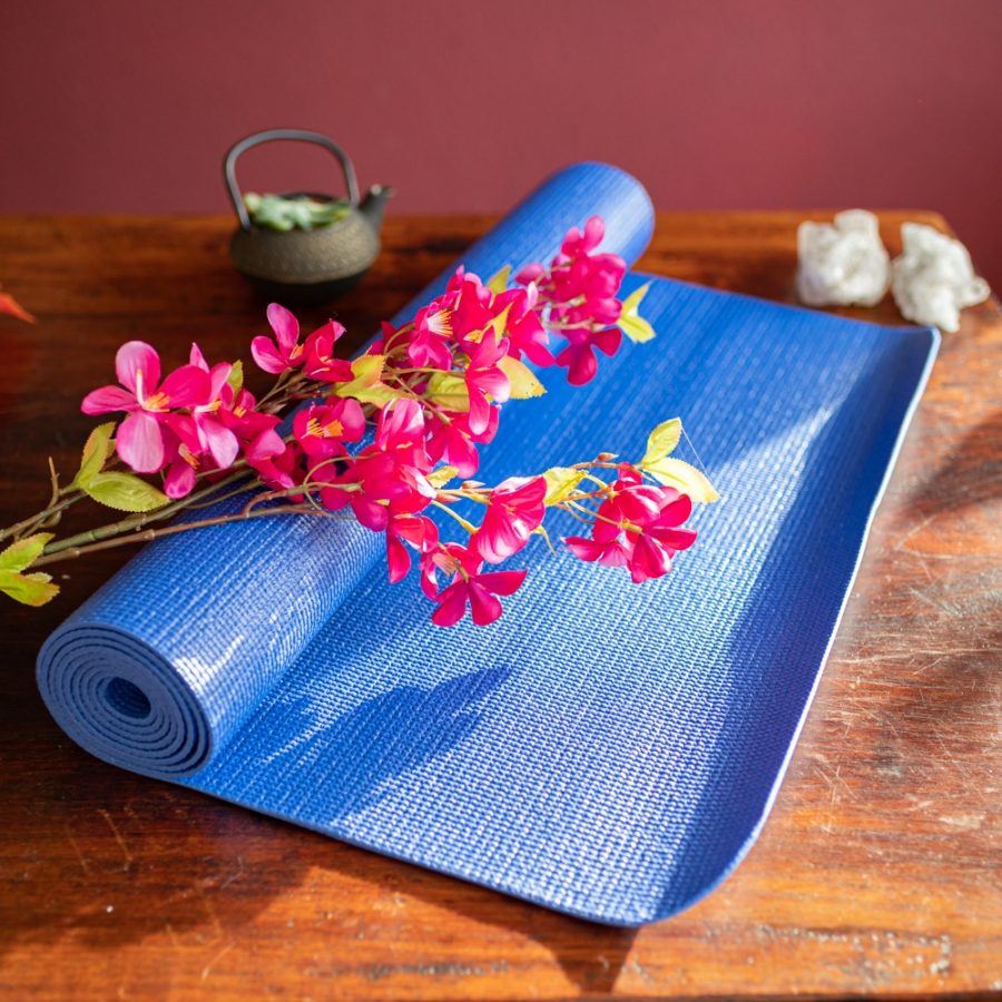 PVC Yoga Mat 6mm Blue