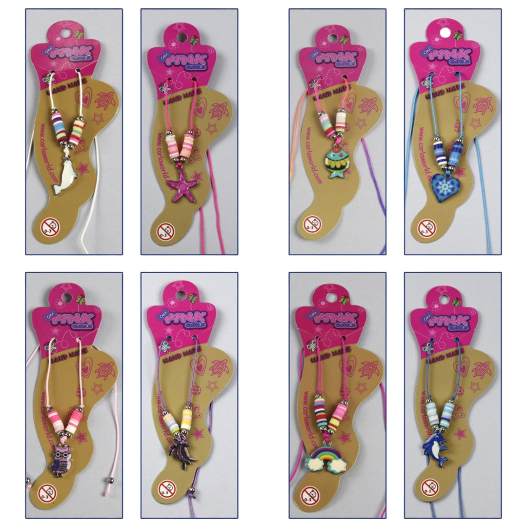 Carla World Pink Girls Anklet x 1pc Assortment