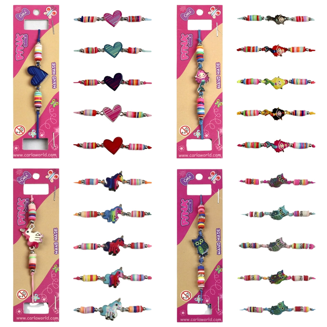 Carla World Pink Girls Bracelet x 1pc Assortment