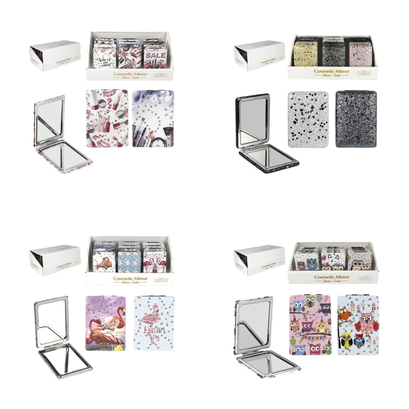 Carla World Cosmetic Hand Mirror x 1pc Assortment