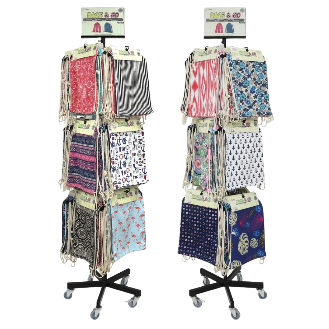 Carla World Bags & Go String Bag 43 x 34cm x 1pc Assortment