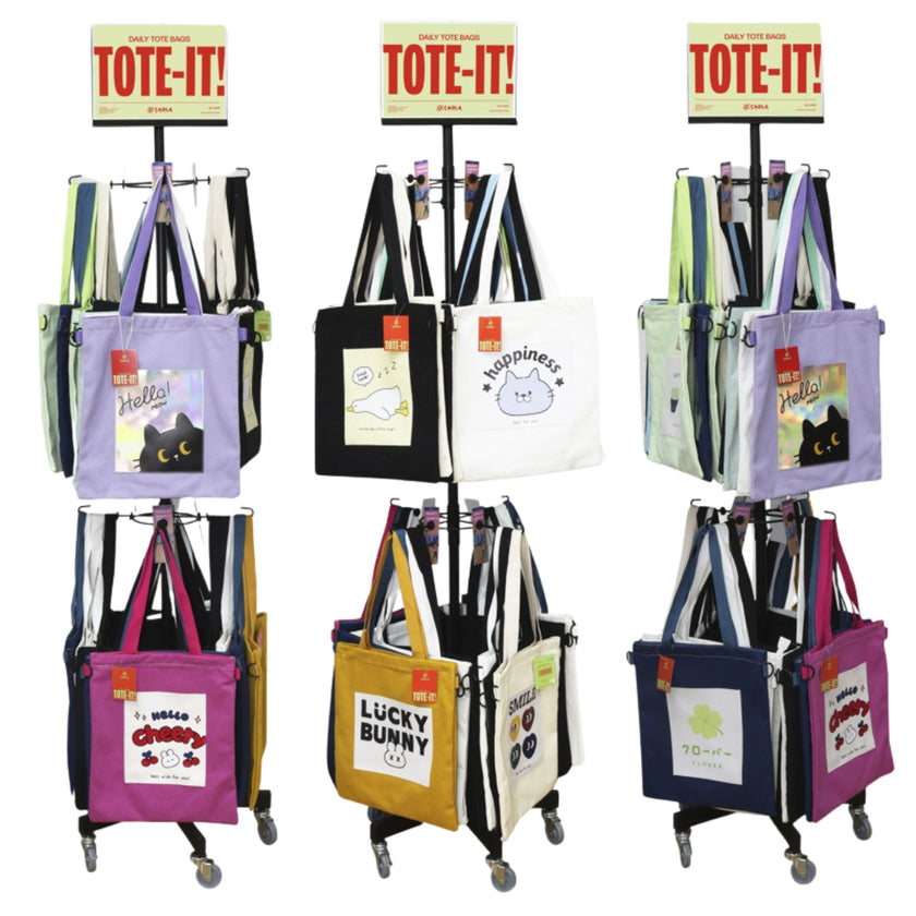 Carla World TOTE IT! Bag 37 x 33cm x 1pc Assortment