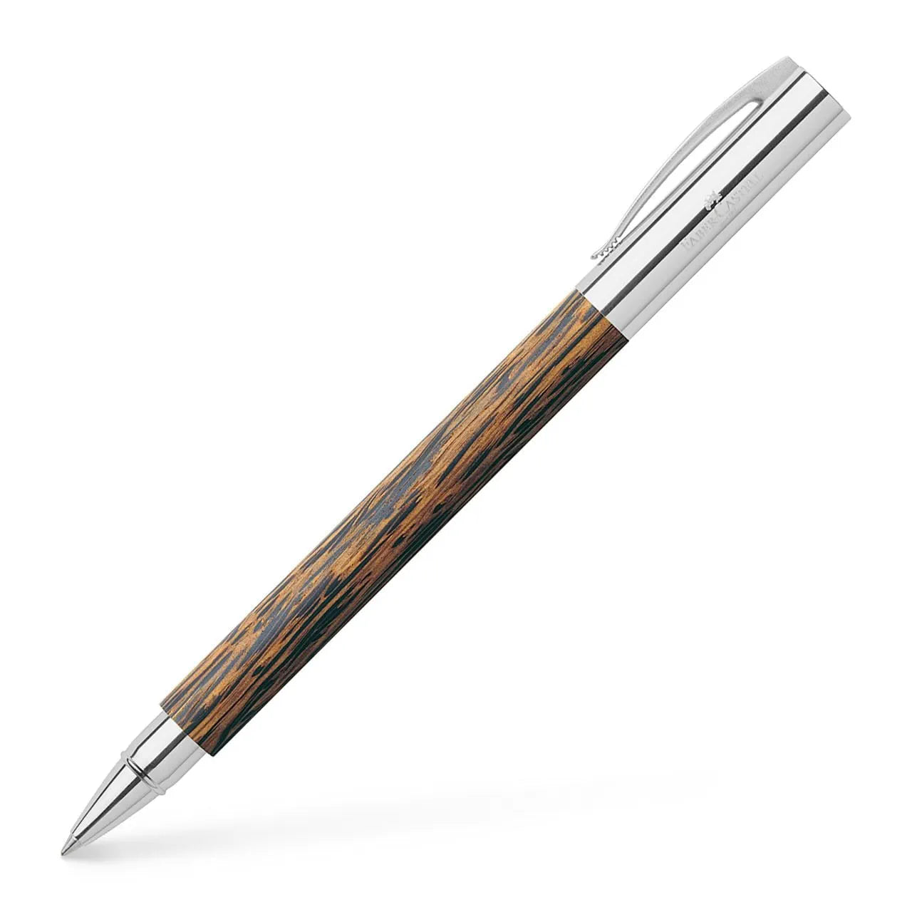 Faber-Castell Ambition Rollerball Pen M Black Ink - Coconut