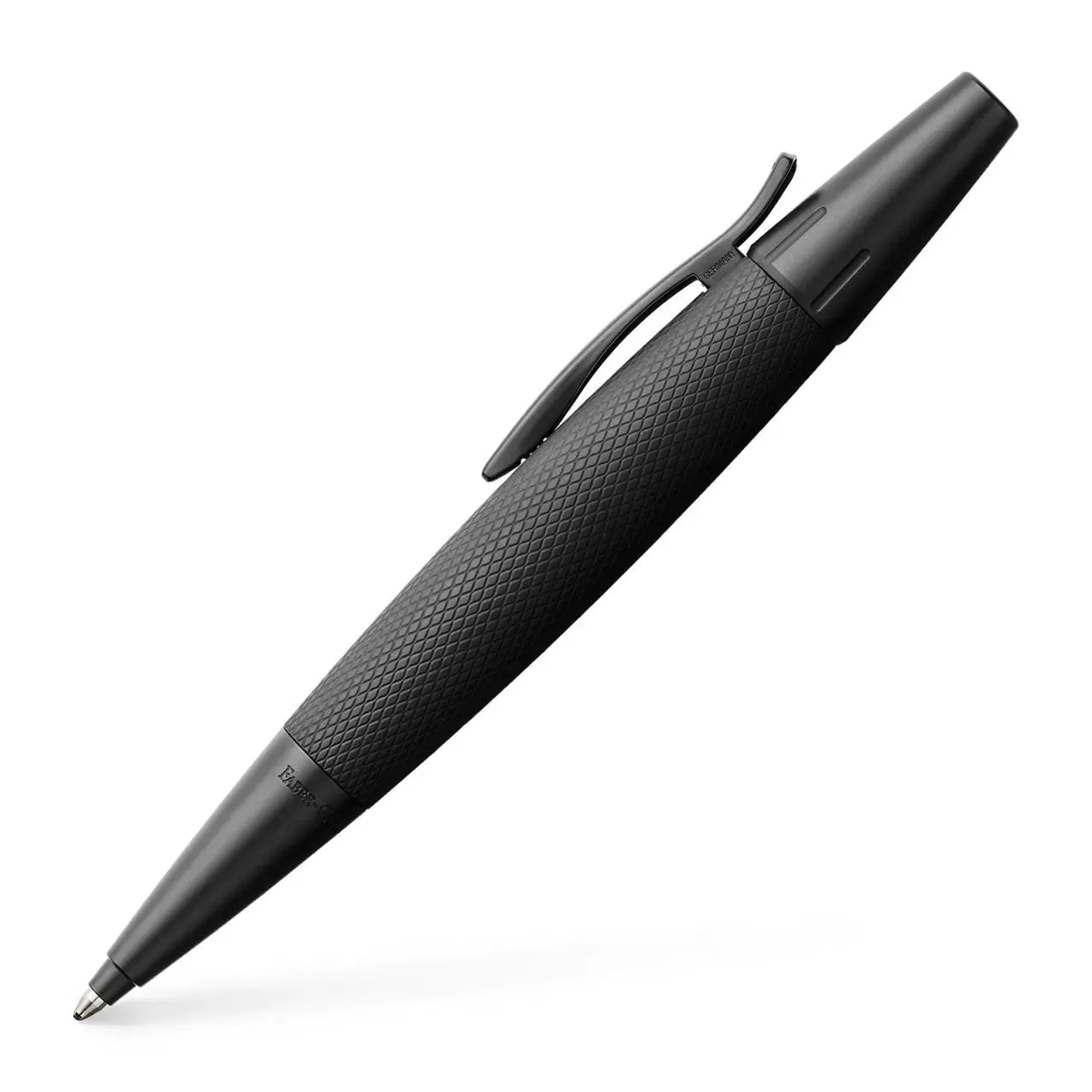 Faber-Castell E-Motion Pure Black Twist Ballpoint Pen M Black Ink