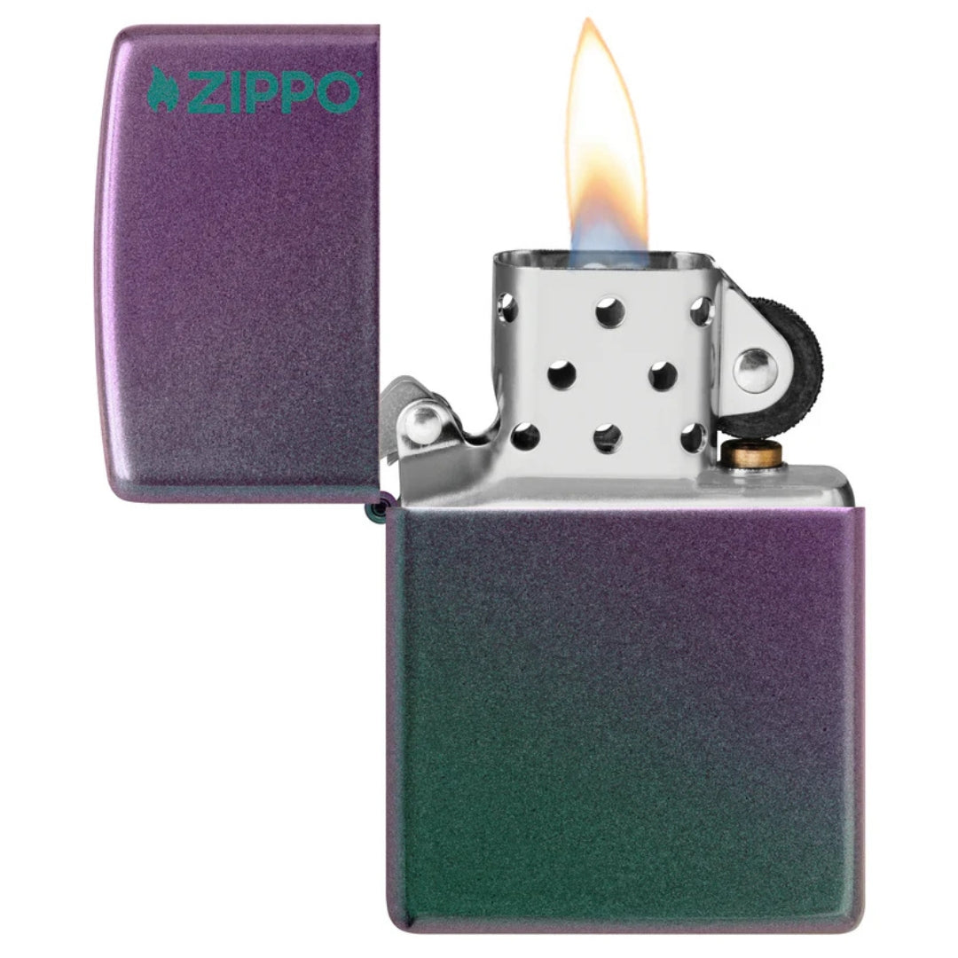 Zippo 49146zl Classic Iridescent Zippo Logo