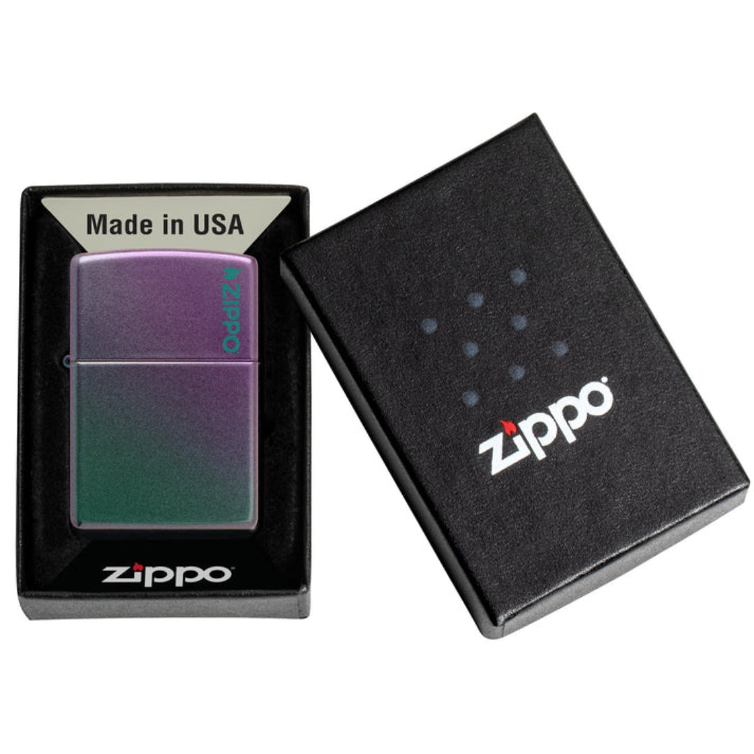 Zippo 49146zl Classic Iridescent Zippo Logo