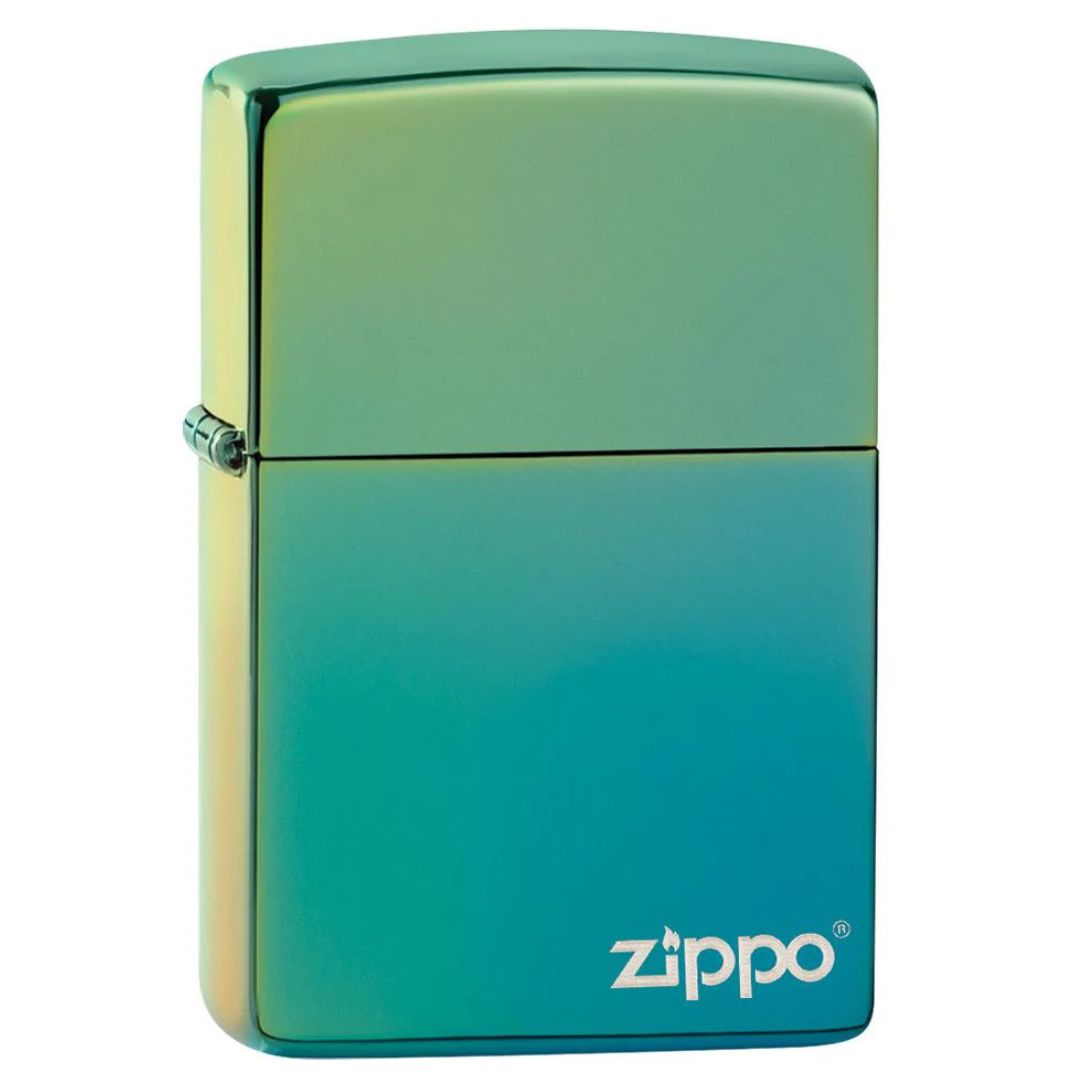 Zippo 49191zl Classic High Polish Teal With Zippo Logo