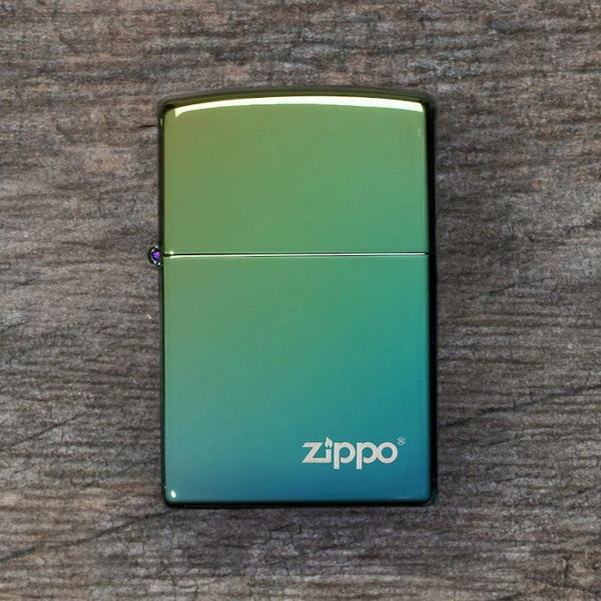 Zippo 49191zl Classic High Polish Teal With Zippo Logo