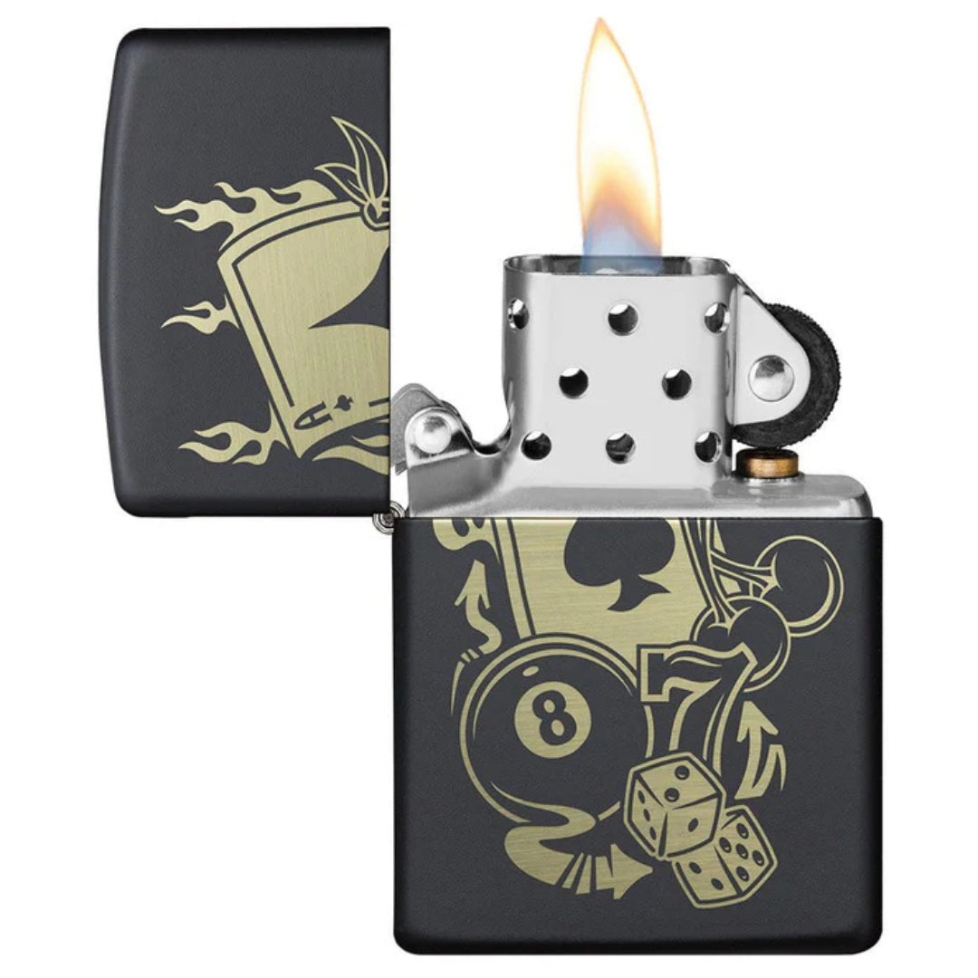 Zippo 49257 Gambling Design