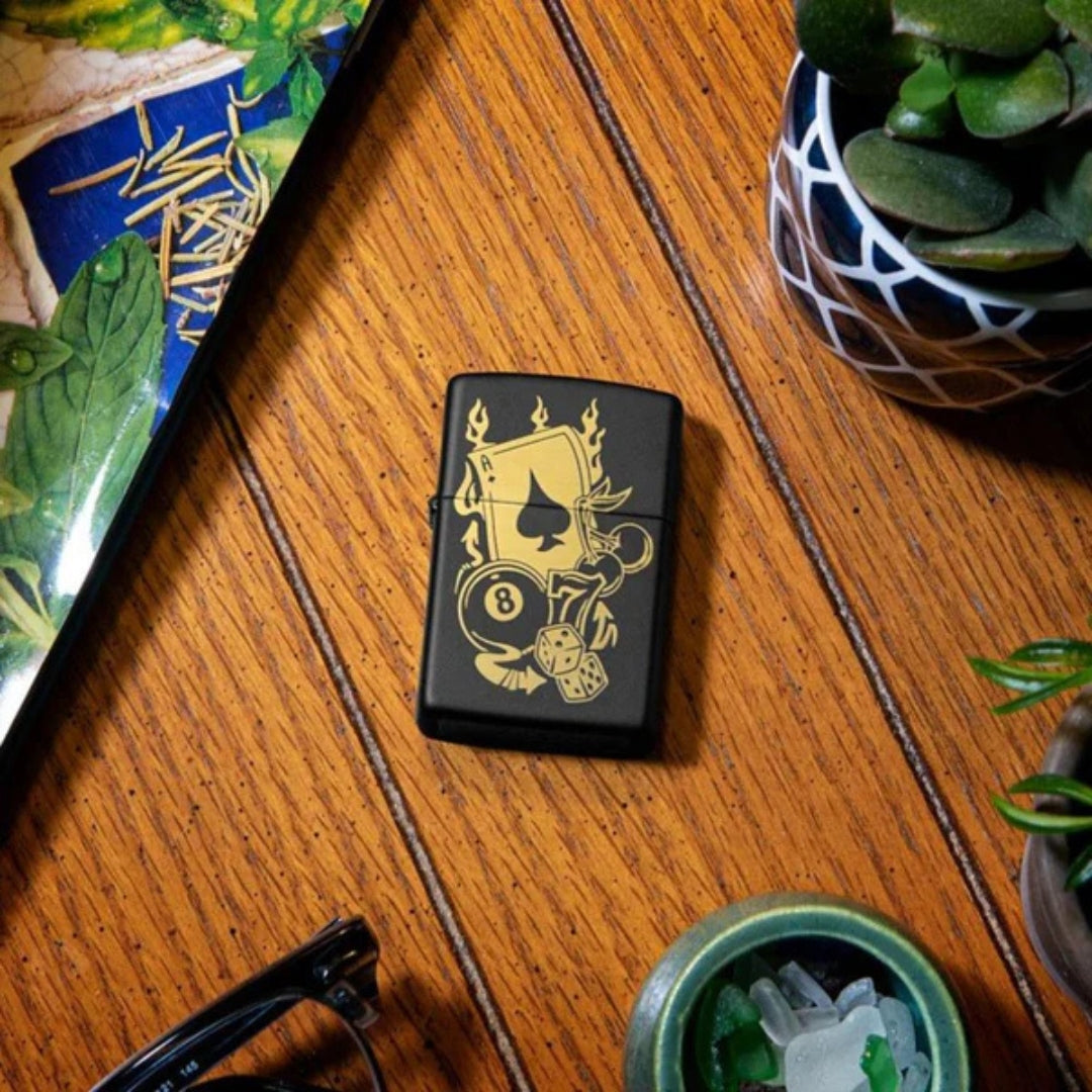 Zippo 49257 Gambling Design