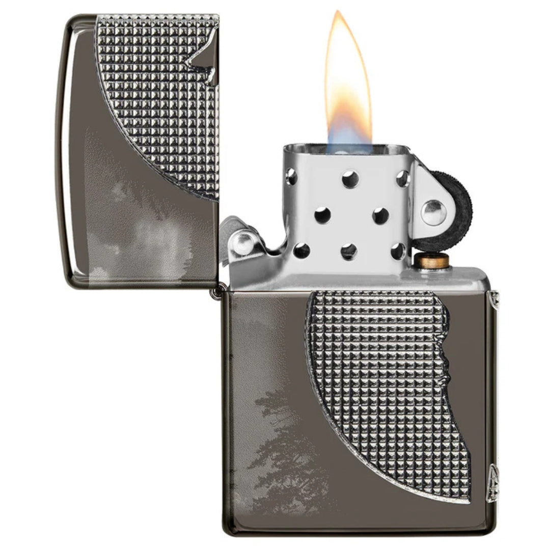 Zippo 49353 Armor Wolf Design