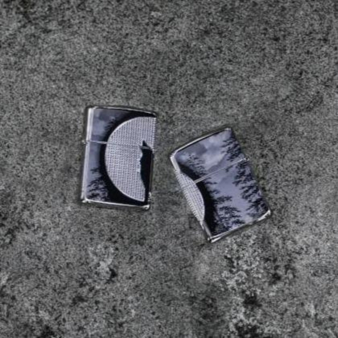 Zippo 49353 Armor Wolf Design