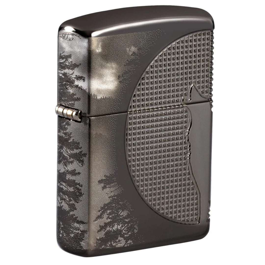 Zippo 49353 Armor Wolf Design