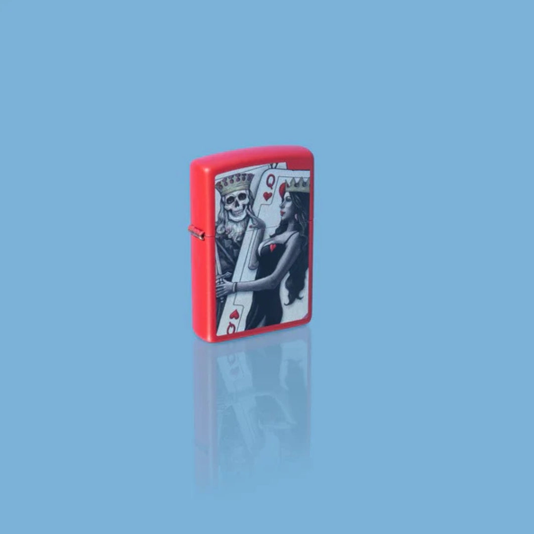 Zippo 48624 Skull King Queen Beauty