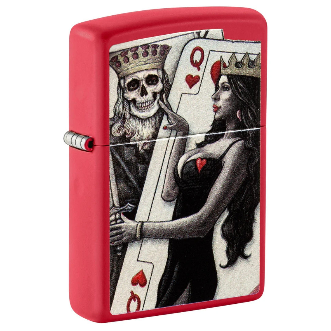 Zippo 48624 Skull King Queen Beauty