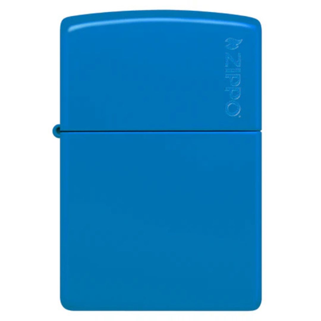 Zippo 48628zl Sky Blue With Logo