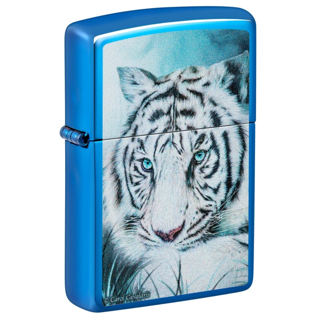 Zippo 48951 Carol Cavalaris - White Tiger Design