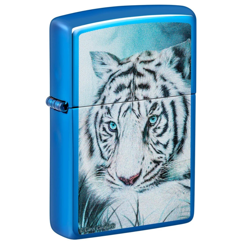 Zippo 48951 Carol Cavalaris - White Tiger Design