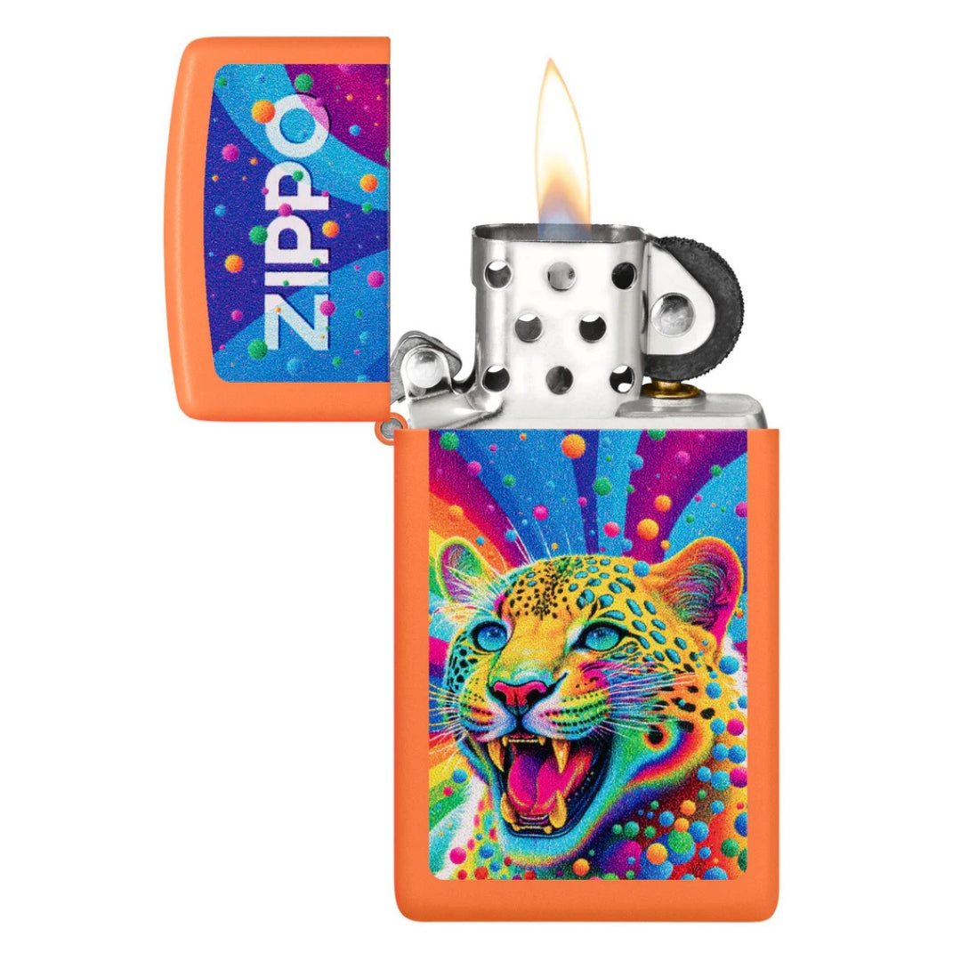 Zippo 46018 Slim Leopard Zippo Design