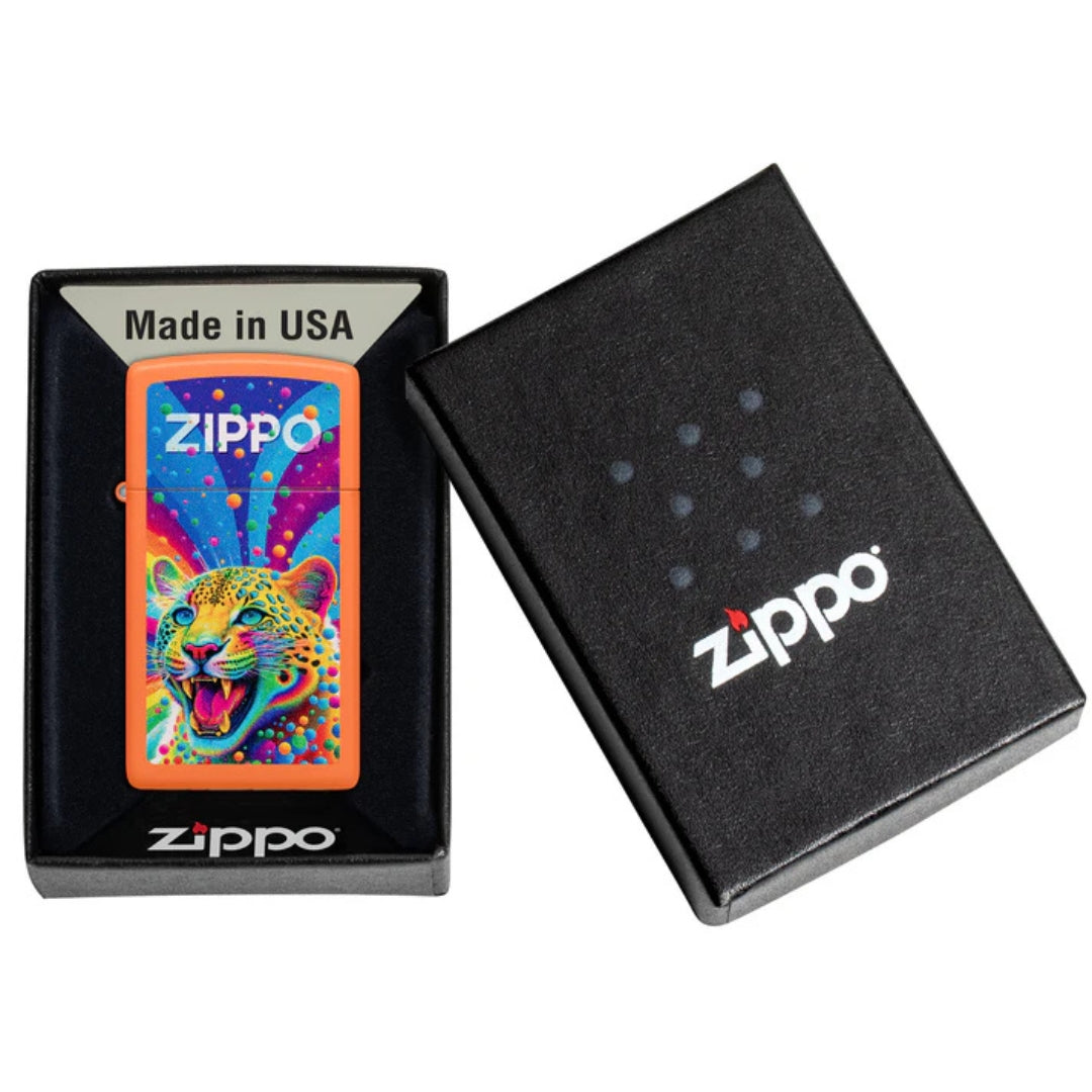Zippo 46018 Slim Leopard Zippo Design