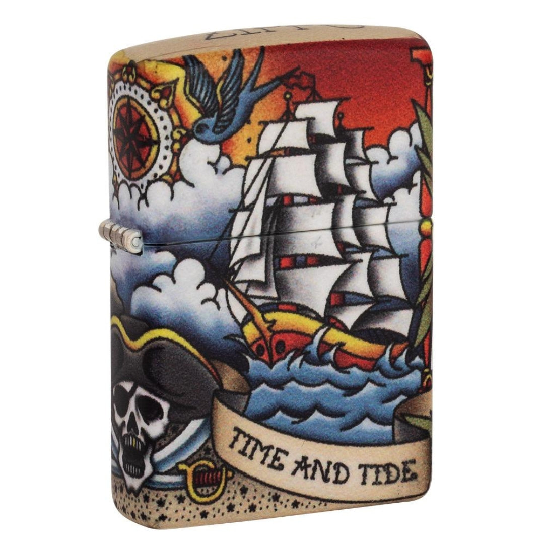 Zippo 49532 Nautical Tattoo Design