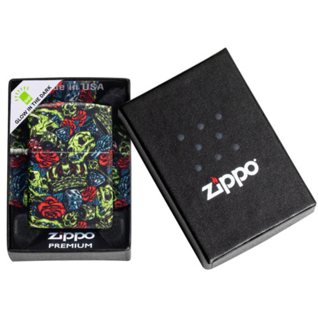 Zippo 49696 Skull Crown