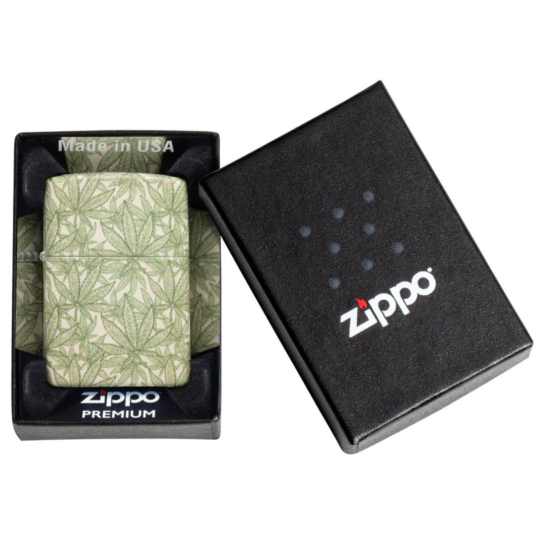 Zippo 49804 Cannabis Design