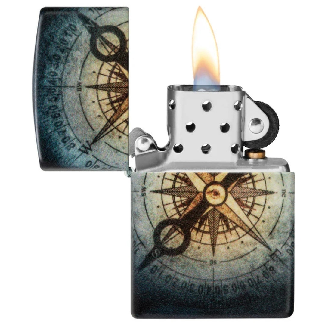 Zippo 48562 Compass Ghost Design