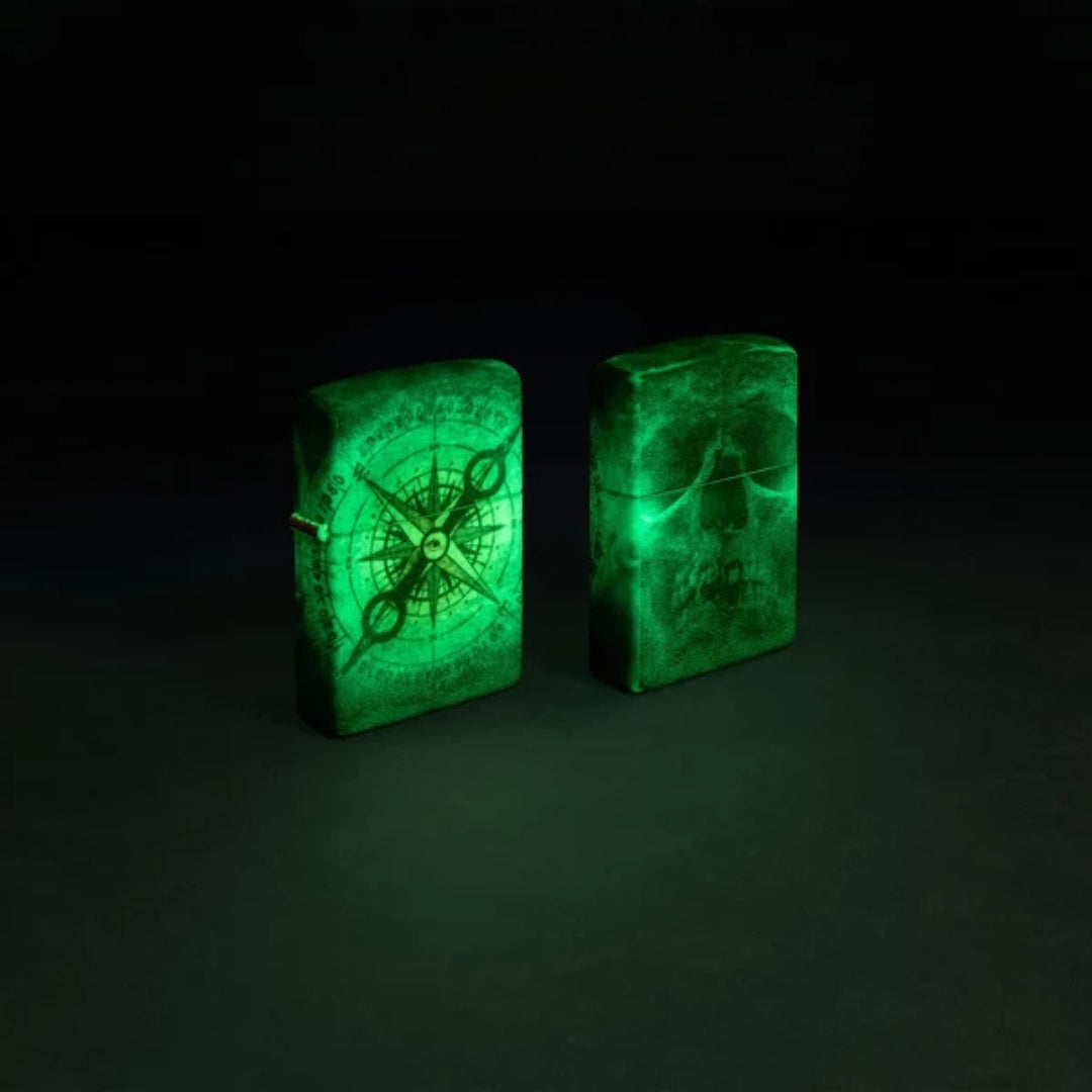 Zippo 48562 Compass Ghost Design