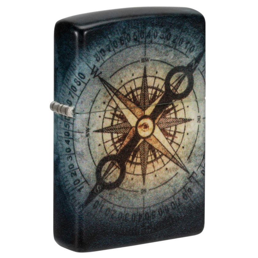 Zippo 48562 Compass Ghost Design