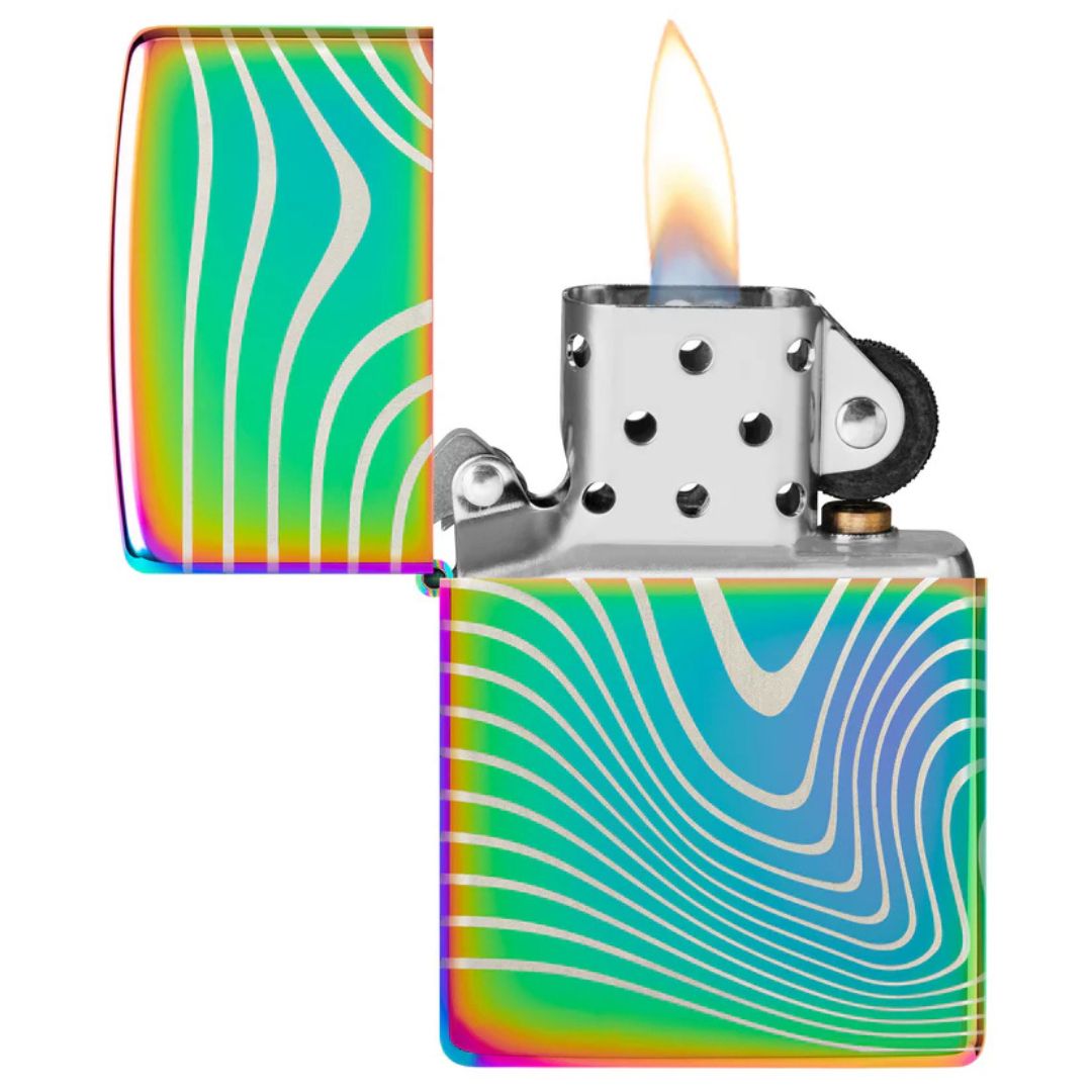 Zippo 48775 Wavy Pattern Design