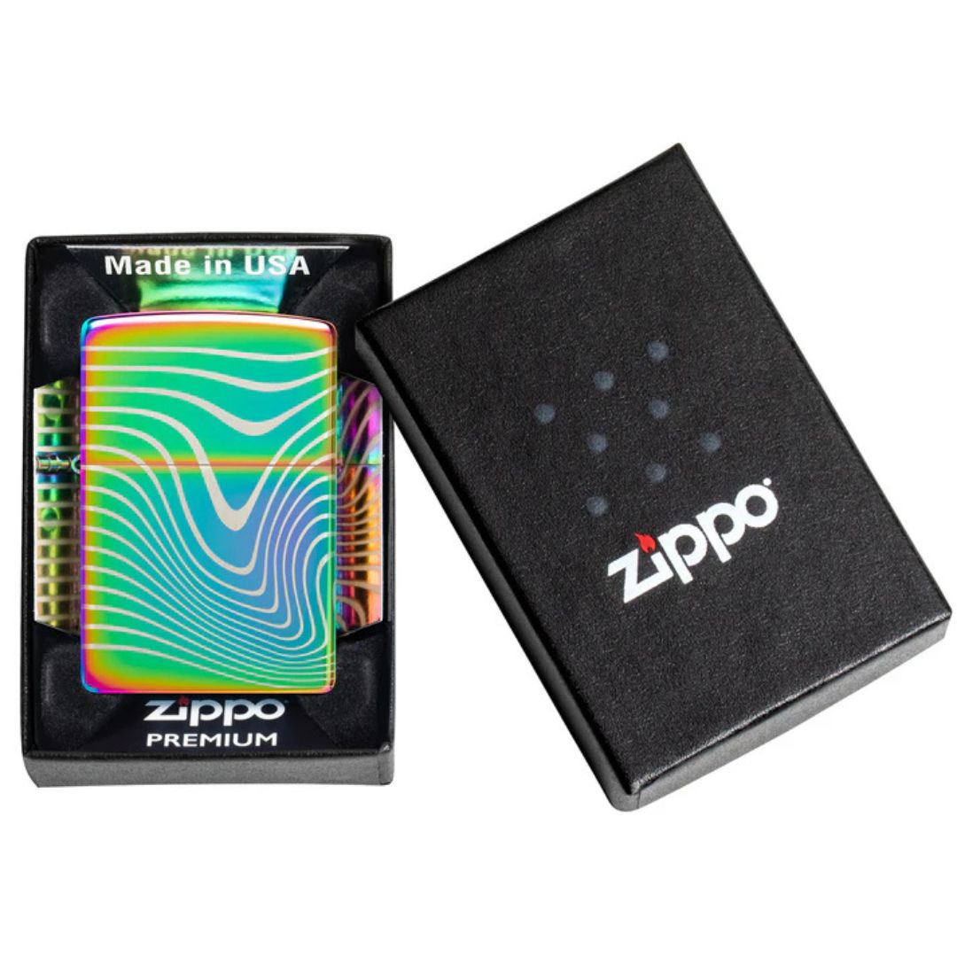 Zippo 48775 Wavy Pattern Design