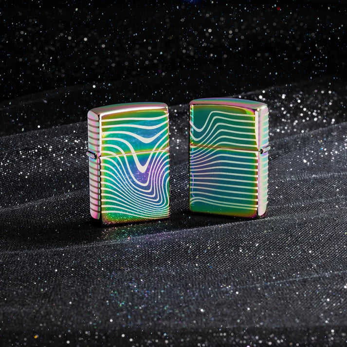 Zippo 48775 Wavy Pattern Design