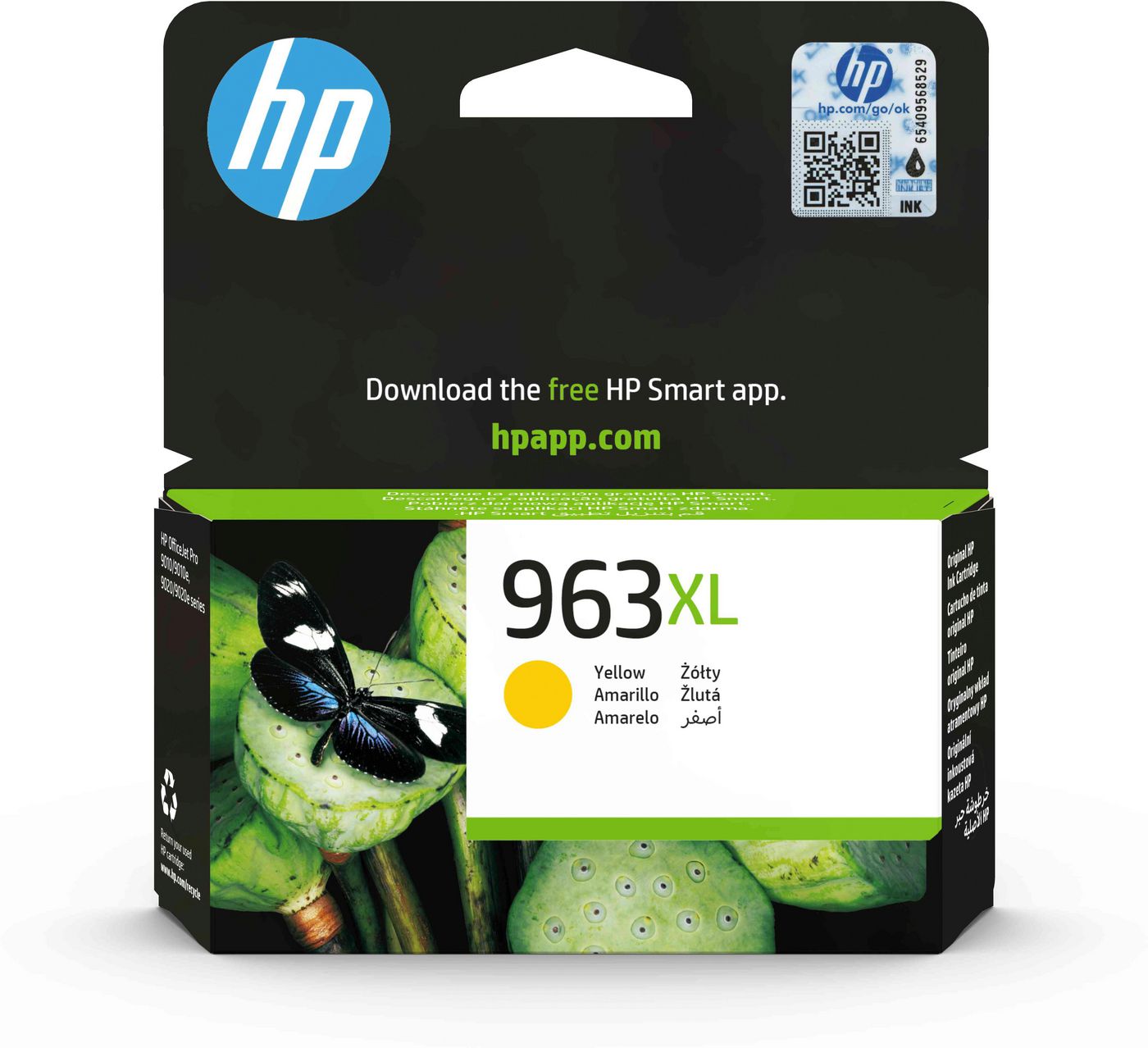 HP Ink Cartidge 963XL Yellow 1600 Pages