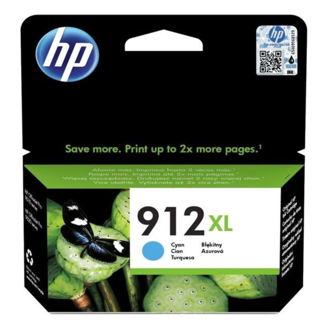 HP Ink Cartridge 912XL - Cyan 825 Pages