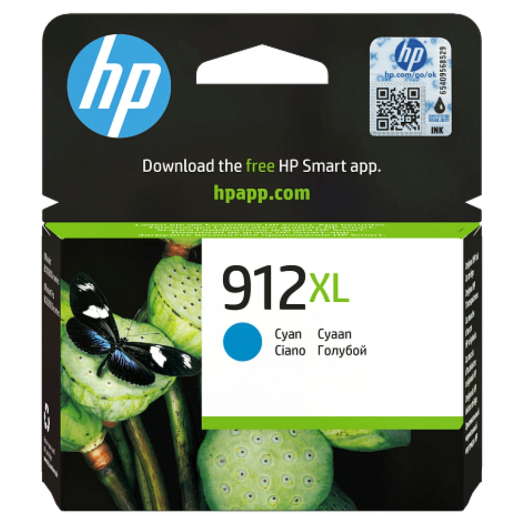 HP Ink Cartridge - 912 XL Cyan 825 Pages