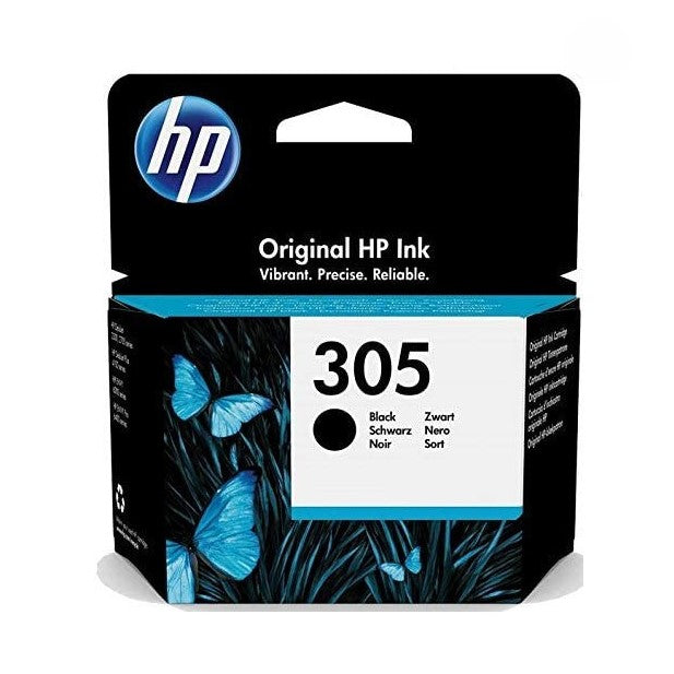 HP Ink Cartridge - 305 Black 120 Pages